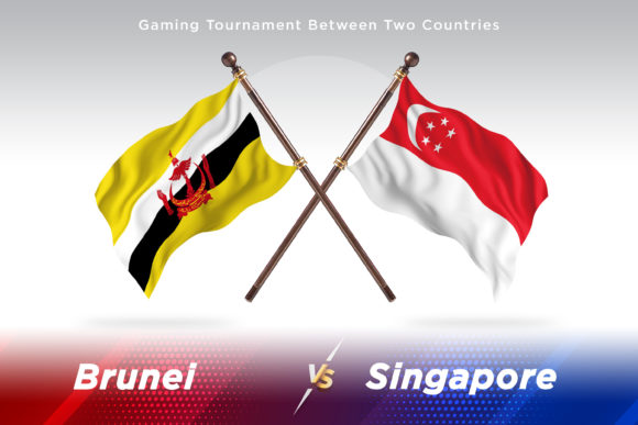 Brunei Versus Singapore Two Flags: Strategic Visual Assets for Professional Design and Brand Positioning
