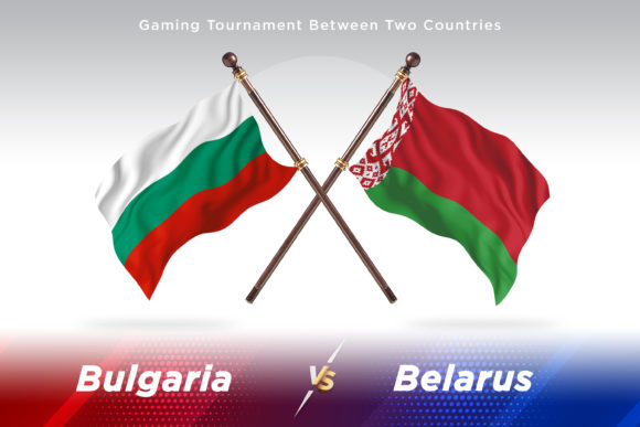 Bulgaria Versus Belarus Two Flags
