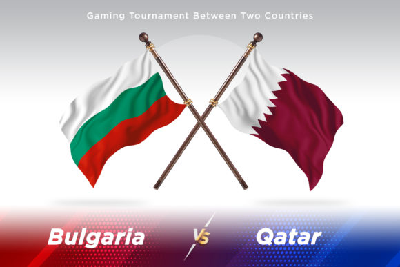 Bulgaria Versus Qatar: A Visual Exploration of Two Distinct National Identities Through Flag Illustration