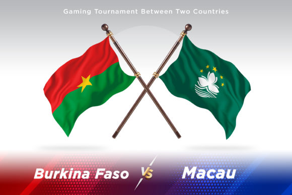 Burkina Faso Versus Macau Two Flags