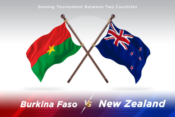 Burkina Faso Versus New Zealand Flags