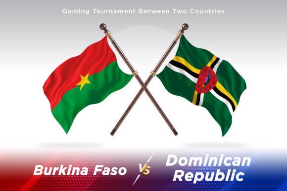 Burkina Faso Vs Dominican Republic Flag